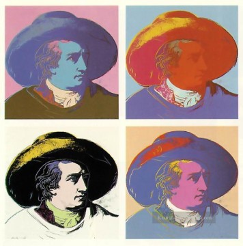 Goethe Andy Warhol Ölgemälde